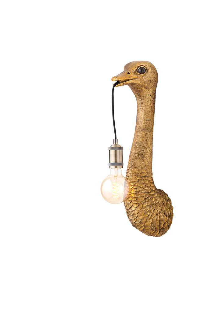 Light & Living - Wandlamp 'Ostrich' (Maat S, Antique Bronze)