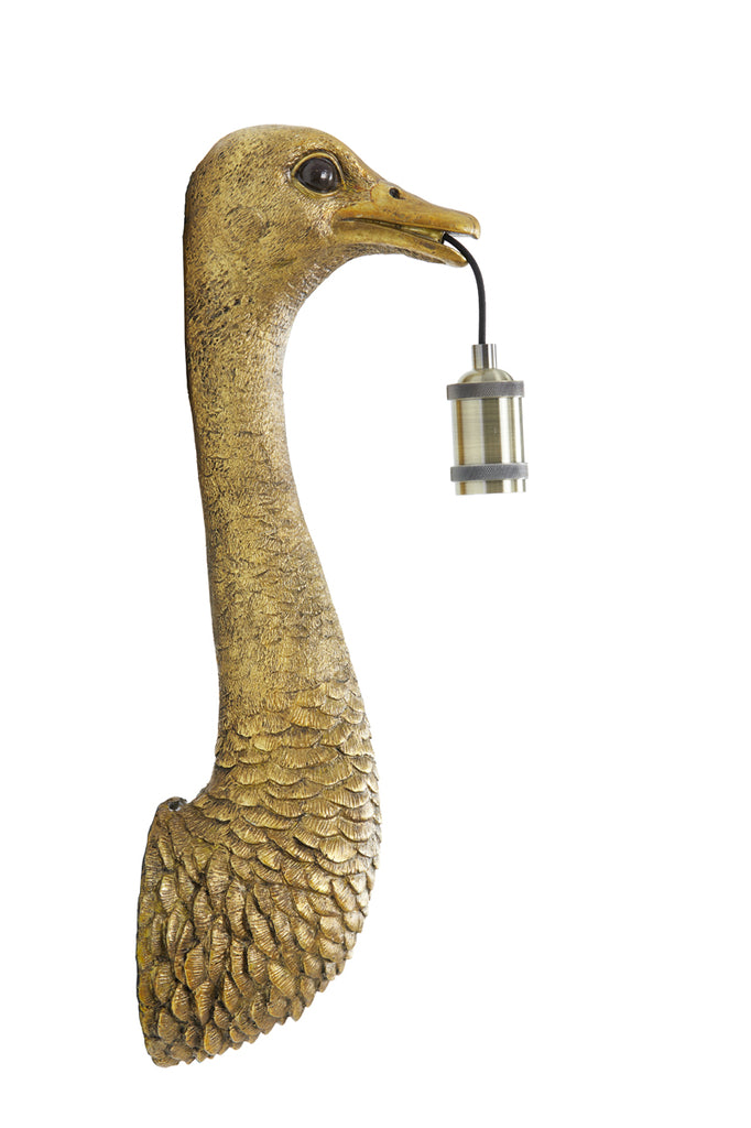 Light & Living - Wandlamp 'Ostrich' (Maat S, Antique Bronze)