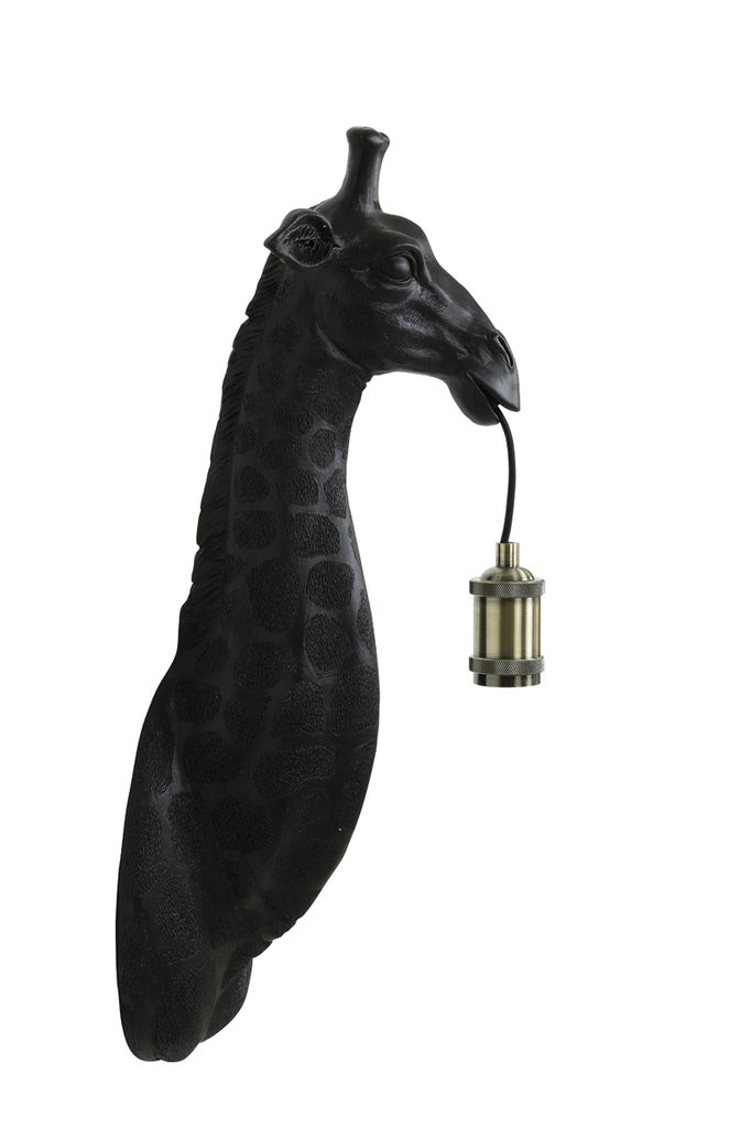 Light & Living - Wandlamp 'Giraffe' (Matzwart)