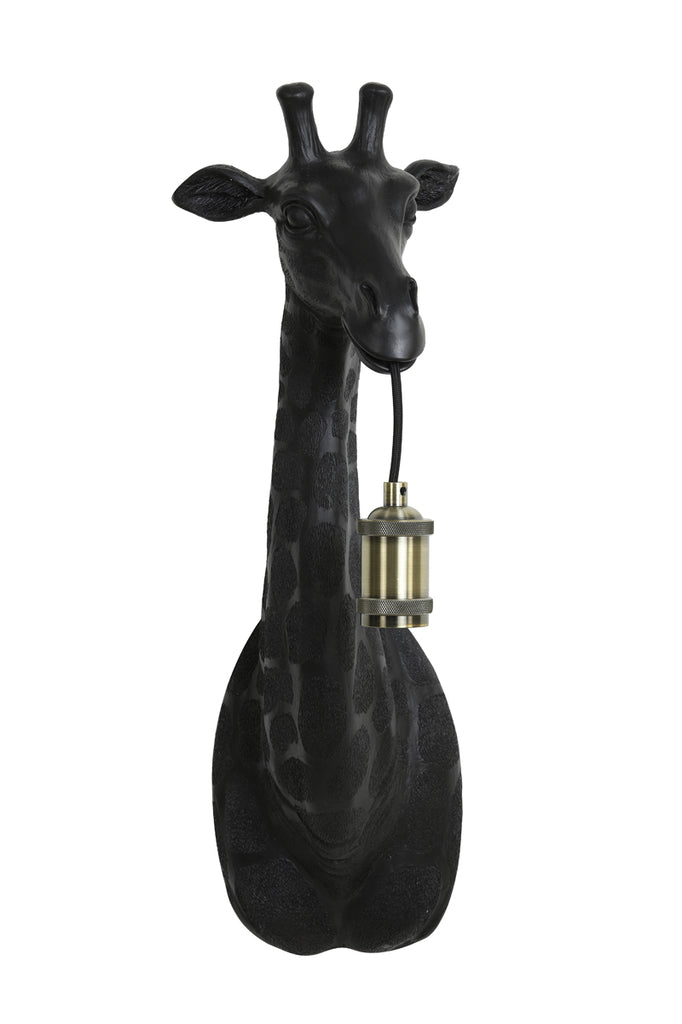 Light & Living - Wandlamp 'Giraffe' (Matzwart)