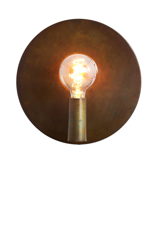 Light & Living - Wandlamp 'Disc' (30cm, Gold Grey)