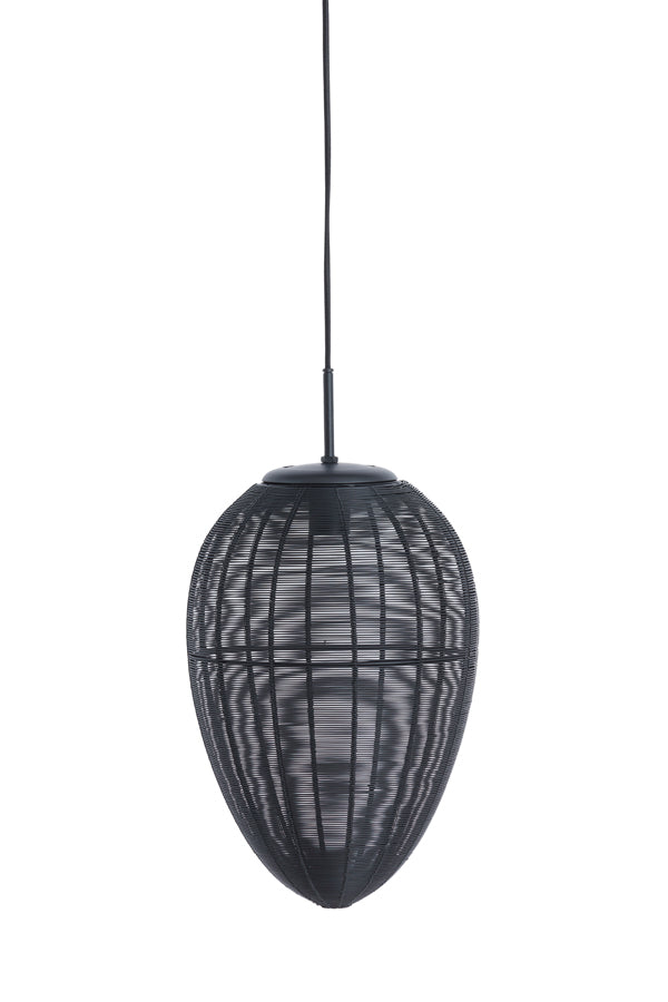 Light & Living - Hanglamp 'Yaelle' (Maat M, Matzwart)