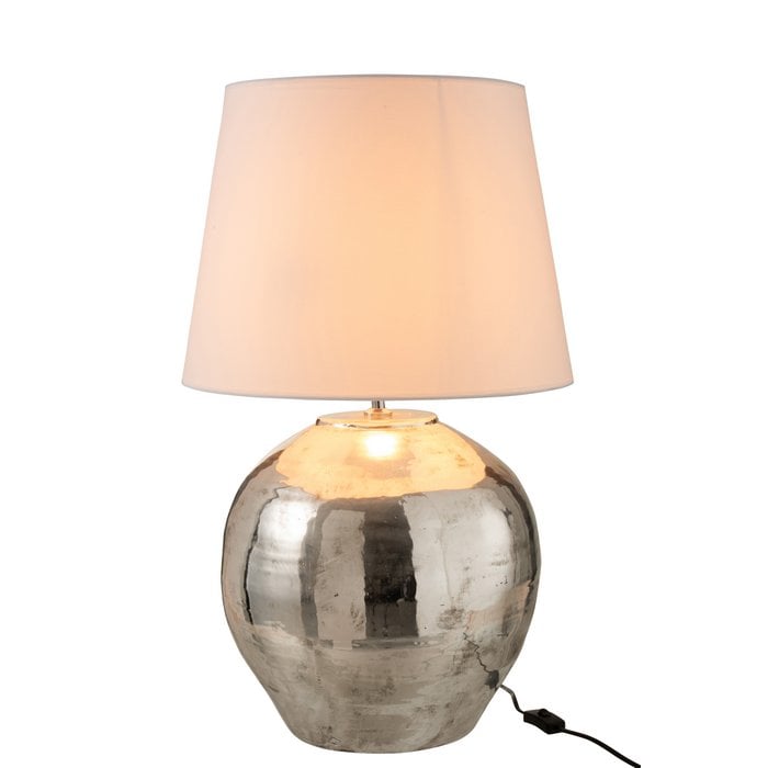 J-Line - Lamp 'Arya' - Zilver/Wit