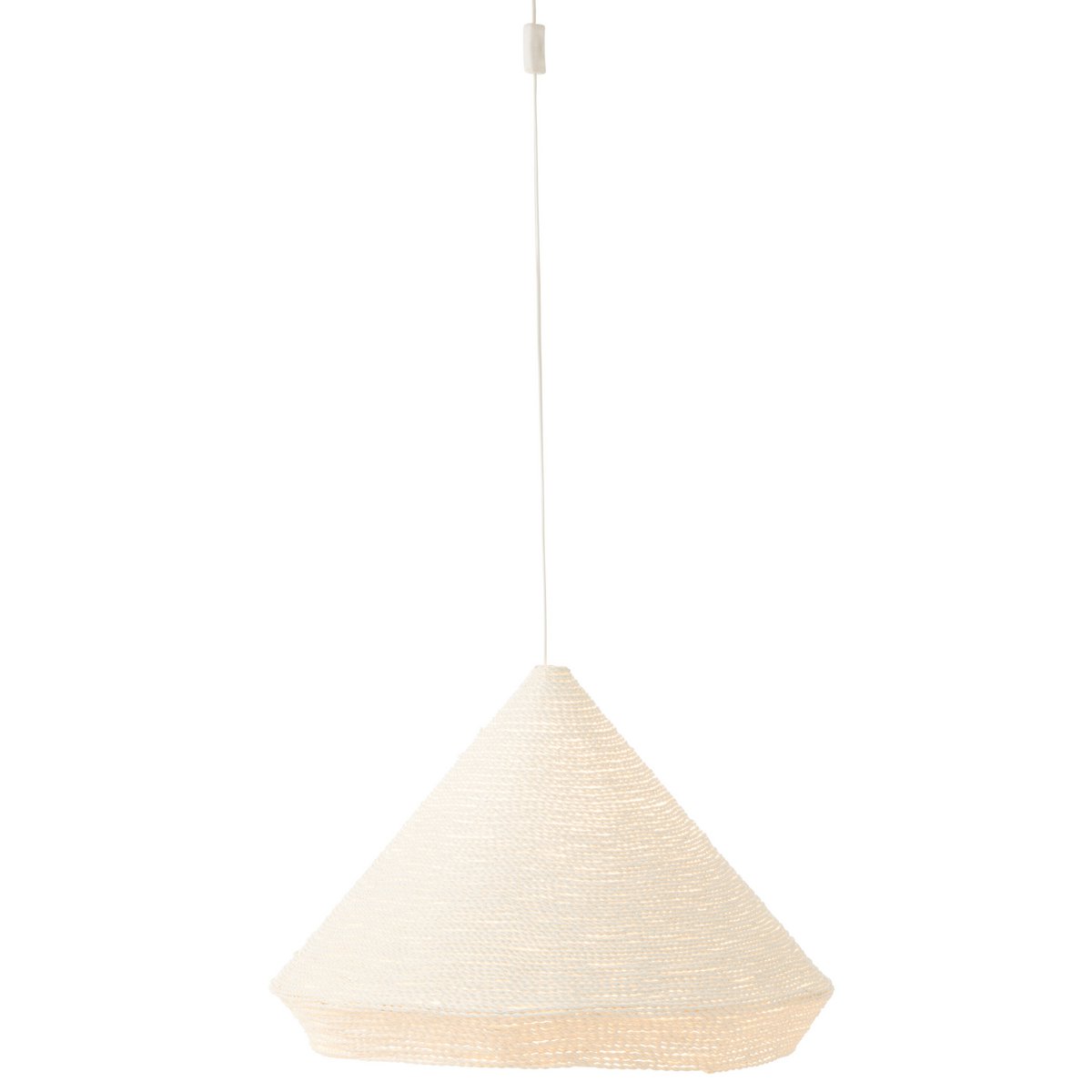 J-Line - Hangende lamp 'Konisch' (Wit, Maat L)