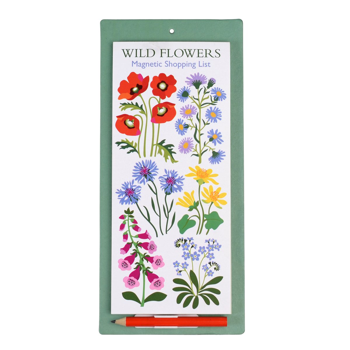 Rex London - Magnetisch boodschappenlijstje 'Wild Flowers'