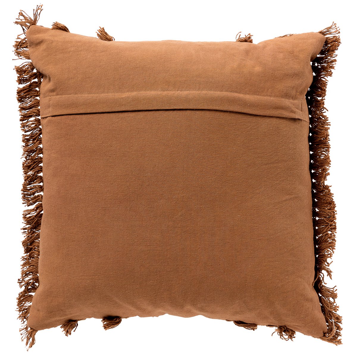 Dutch Decor - Sierkussen 'Fara' (45cm x 45cm, Tobacco Brown)