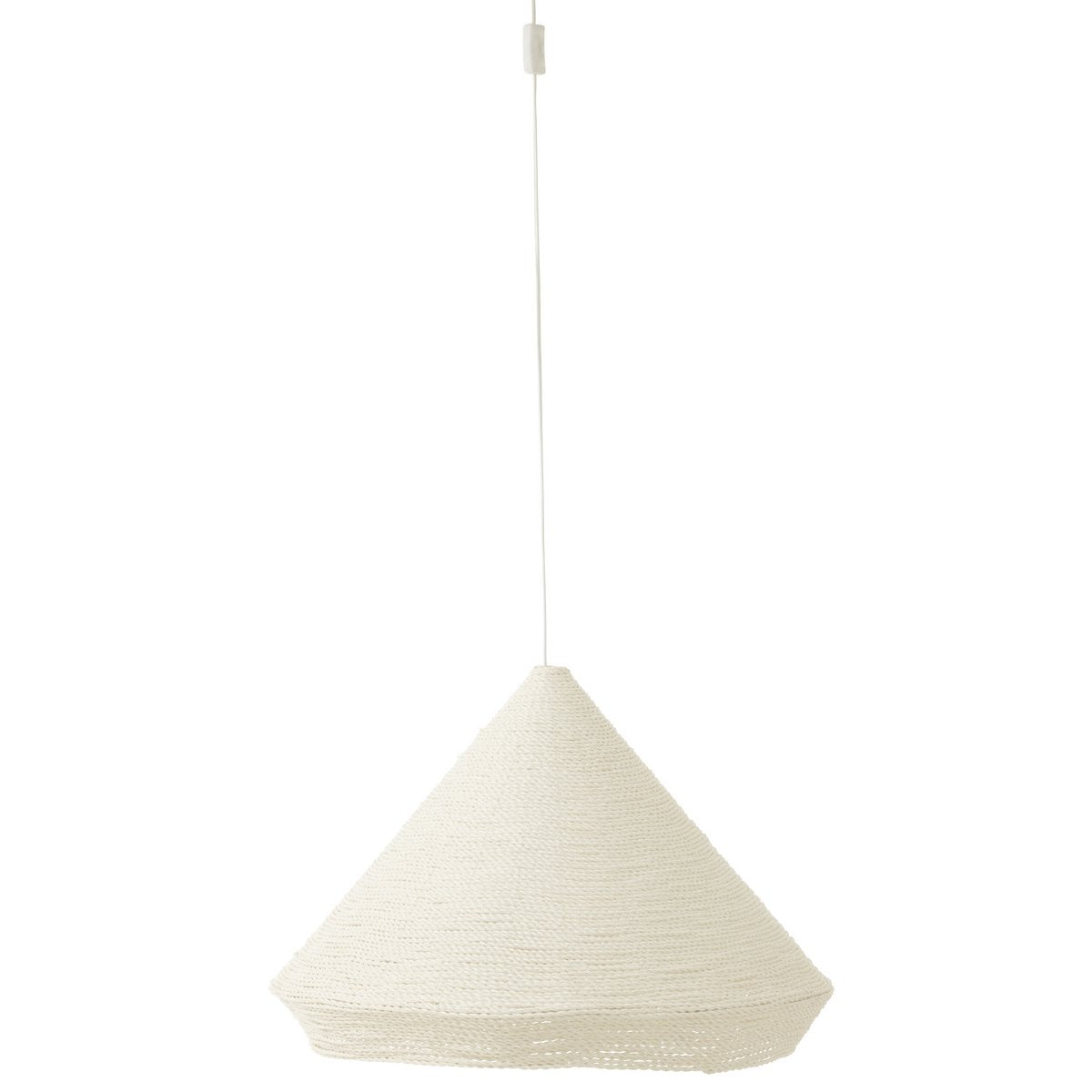 J-Line - Hangende lamp 'Konisch' (Wit, Maat L)