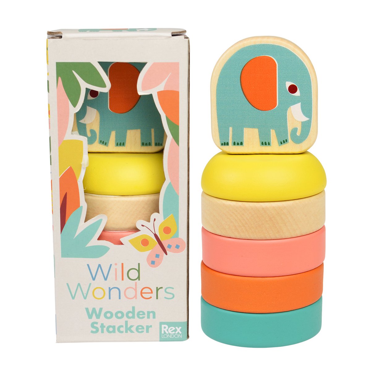 Rex London - Houten stapelaar 'Wild Wonders'