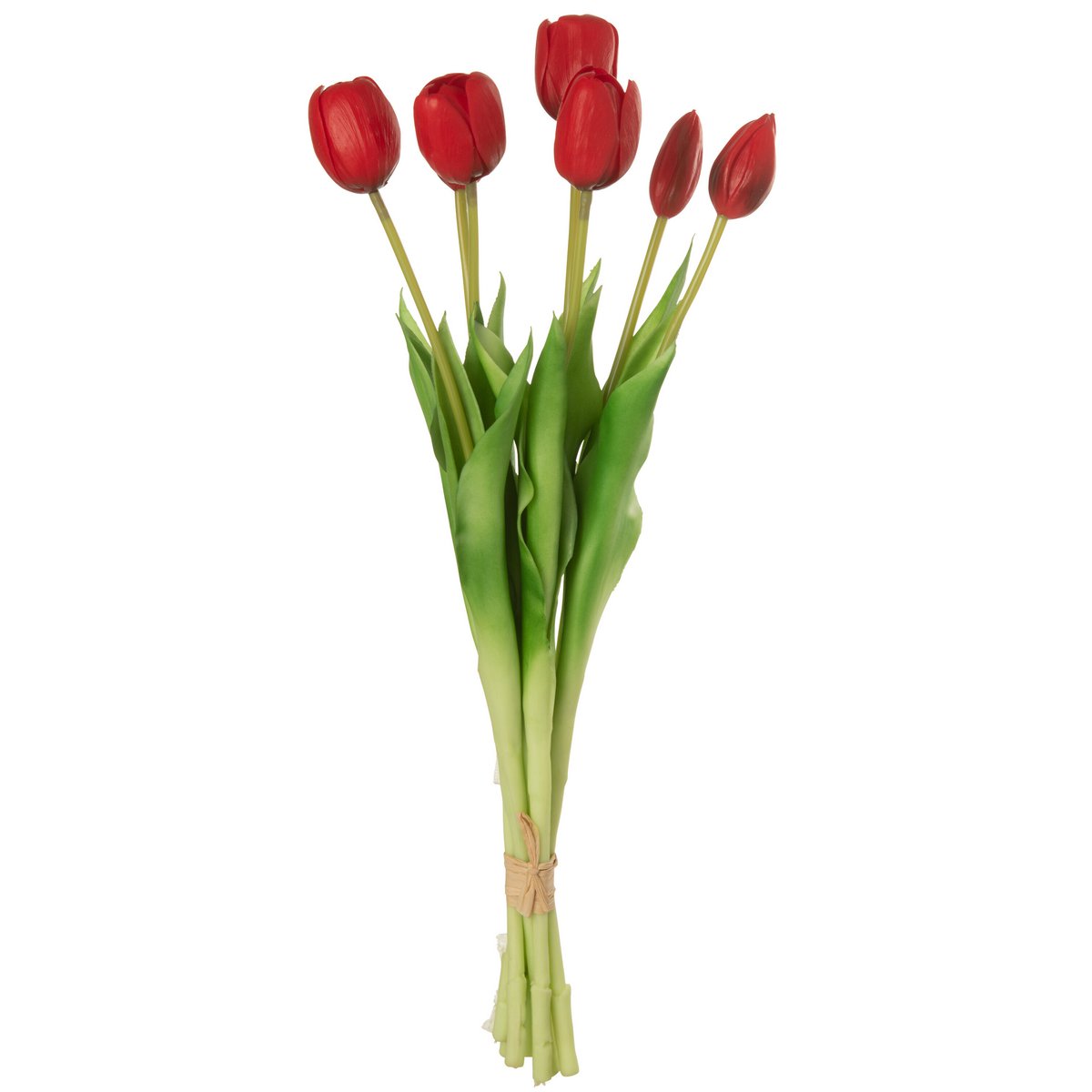 J-Line - Kunsttulpen 'Munia' (Rood, 7 stuks, Large)