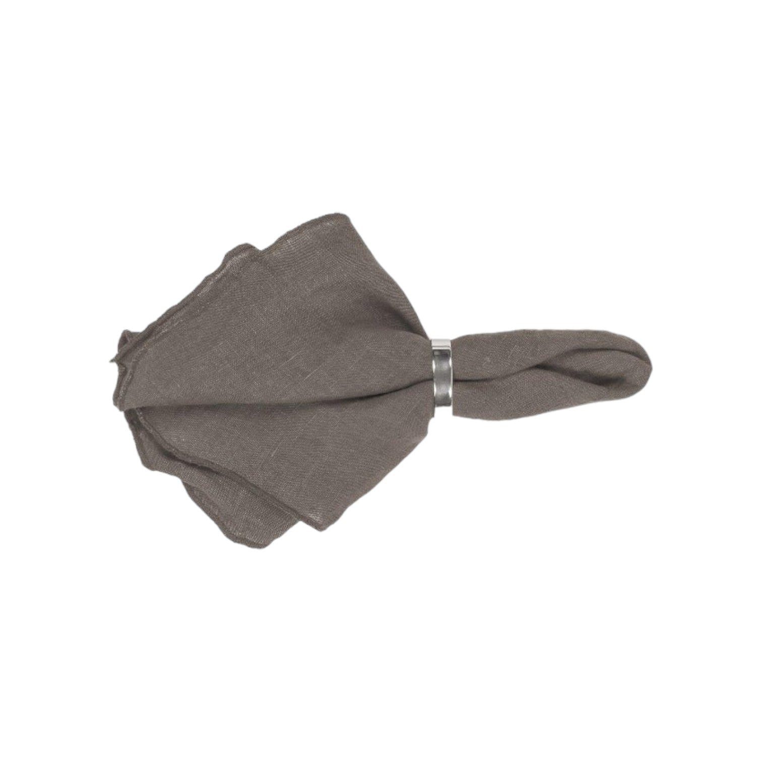 Broste Copenhagen - Linnen servet 'Gracie' - Taupe Warm Grey