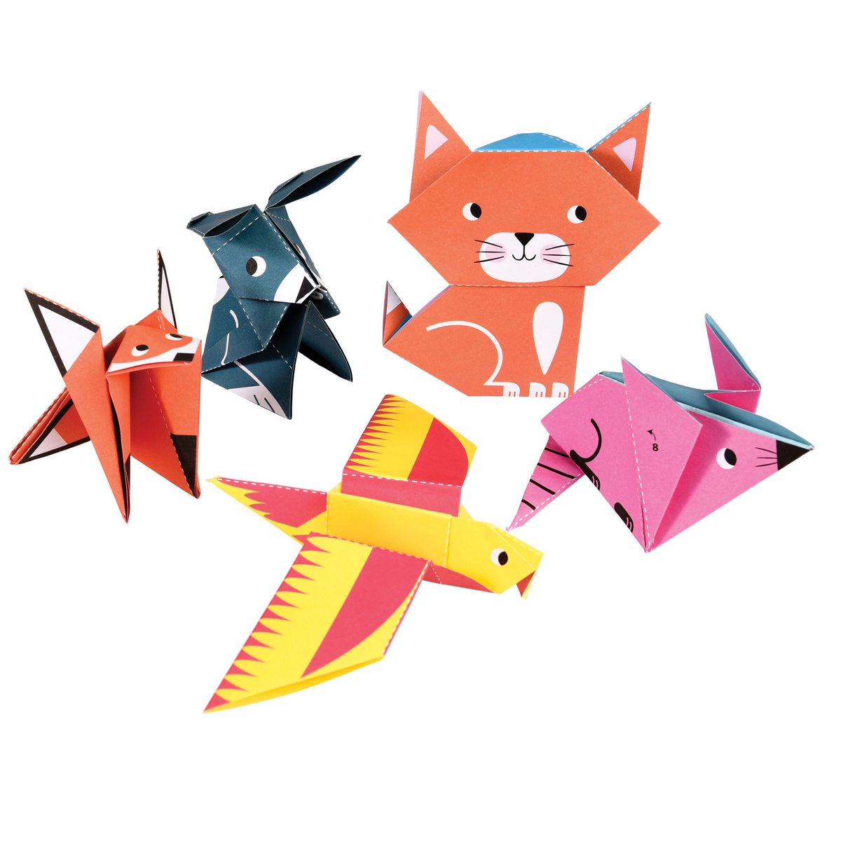 Rex London - Origami-kit 'Animals' (Voor kinderen)