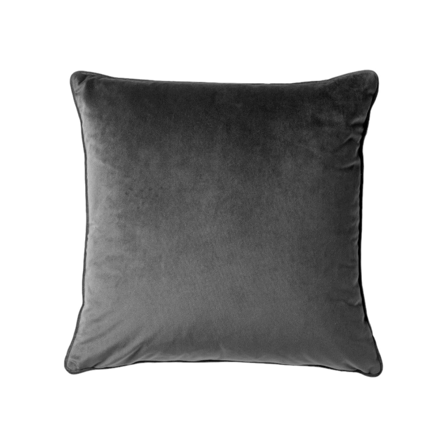 Dutch Decor - Kussen 'Finn' (60x60cm) - Charcoal Grey