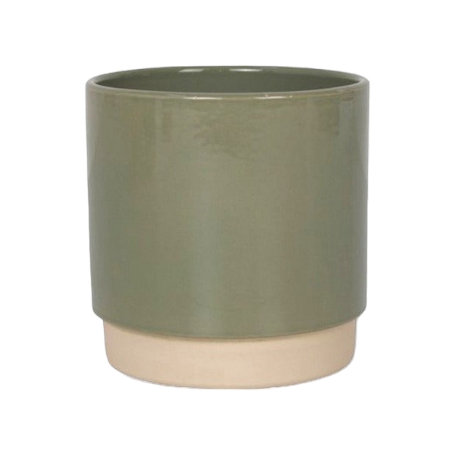 Ceramics Limburg - Bloempot 'Eno Duo' (13cm) - Dusty Green