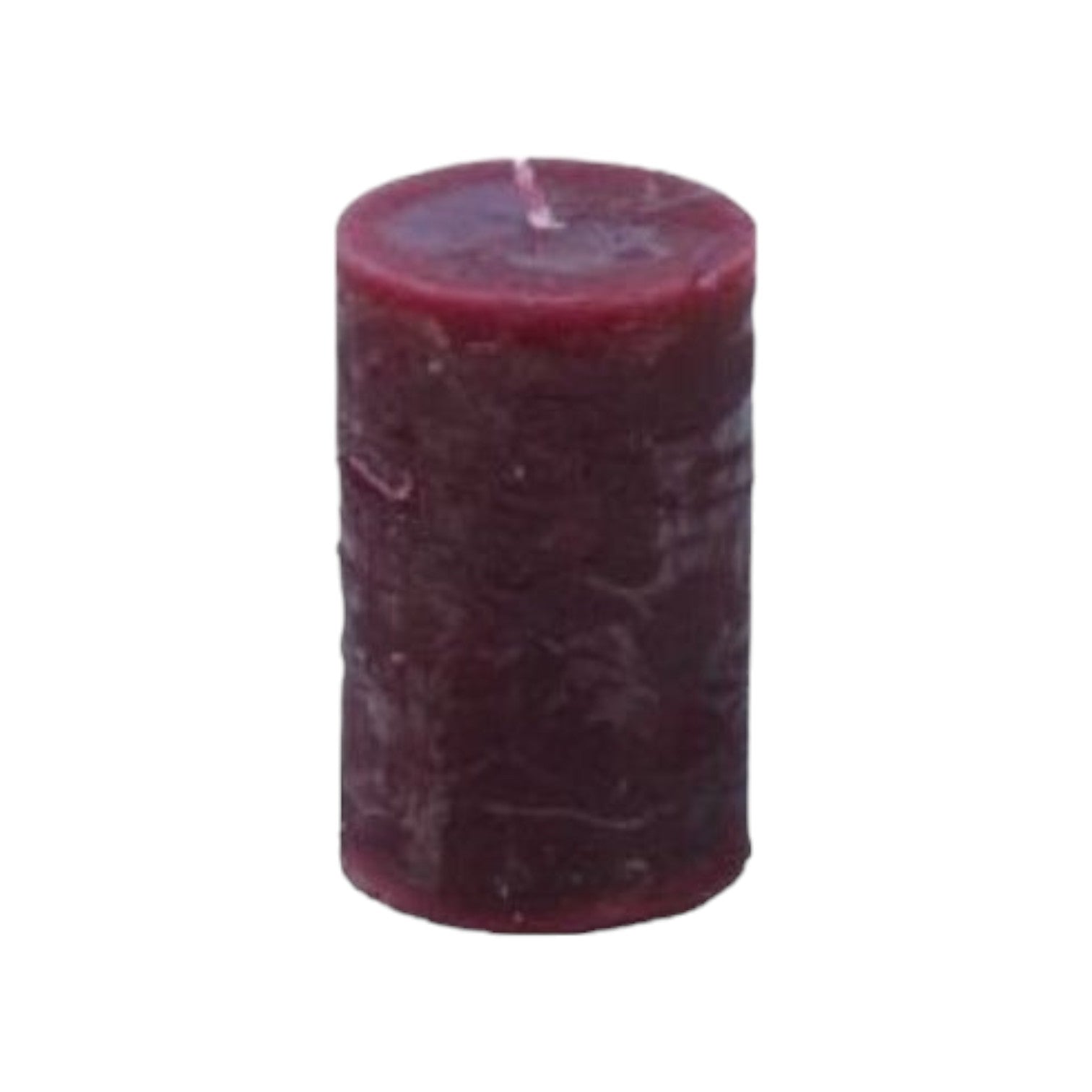 Branded By - Kaarsen 'Pillar' (Ø5cm x 8cm) - Wine Red (set van 9)