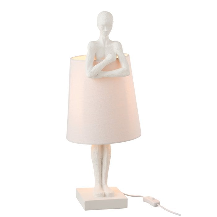 J-Line - Lamp met figuur 'Femme' - Wit