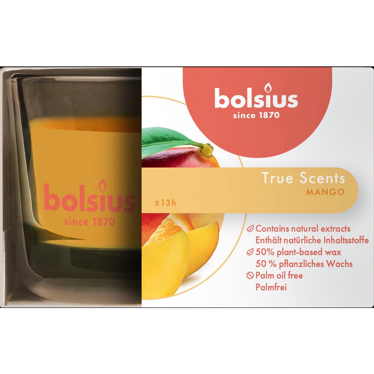 Bolsius - Geurkaars 'True Scents' (5.0cm, Mango)