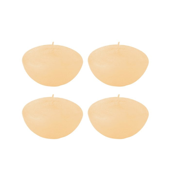 J-Line - Doos met drijfkaarsen 'Float' (Beige, Maat L, 8 branduren)