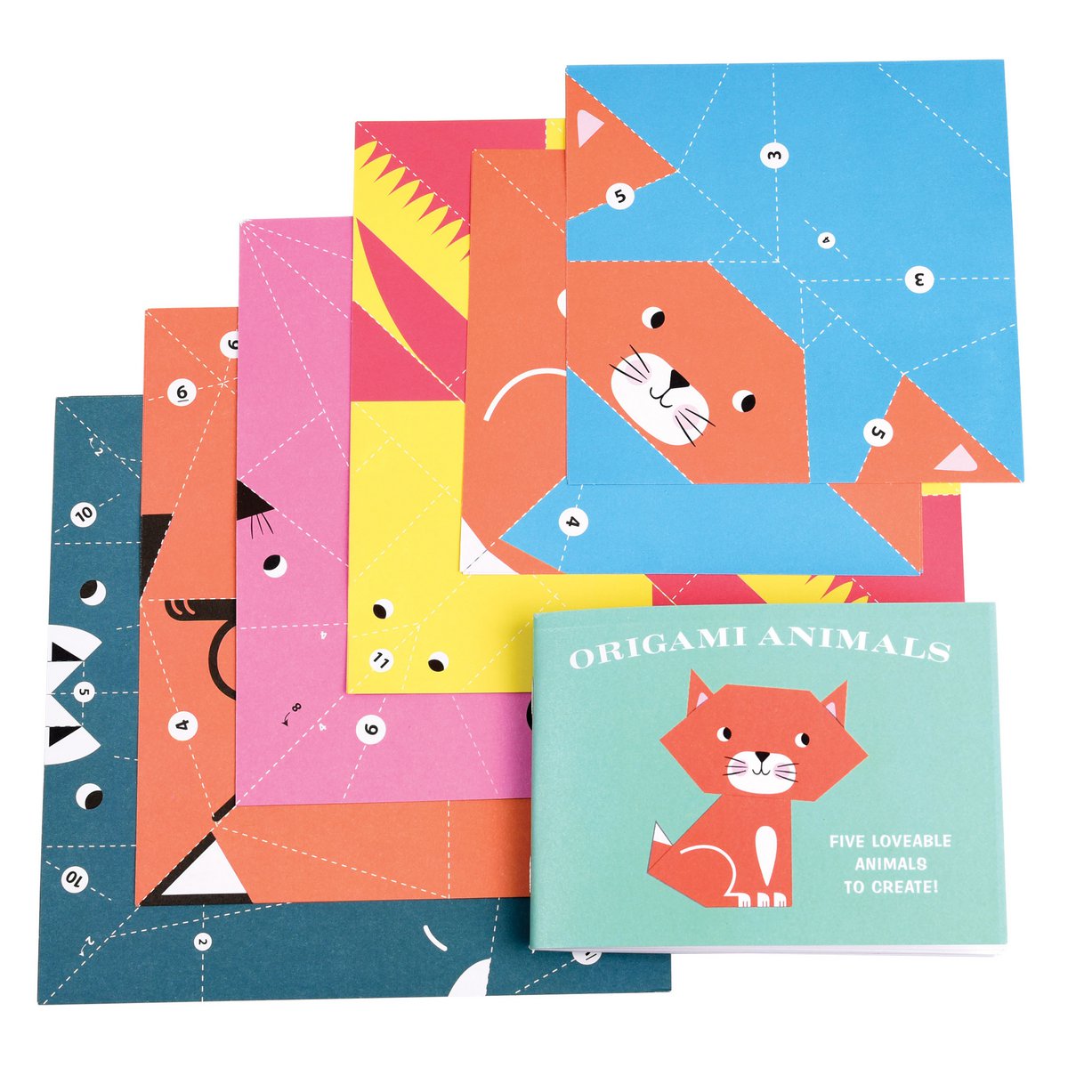 Rex London - Origami-kit 'Animals' (Voor kinderen)