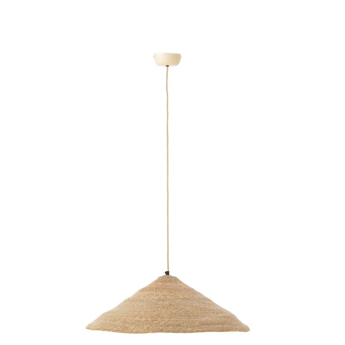 J-Line - Hangende lamp 'Moonj' (Naturel, Maat S)