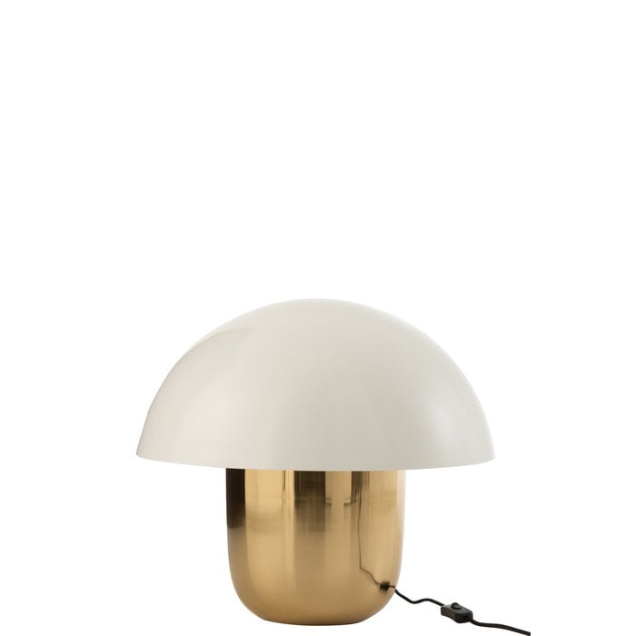 J-Line - Lamp 'Paddenstoel' (Goud, Maat L)