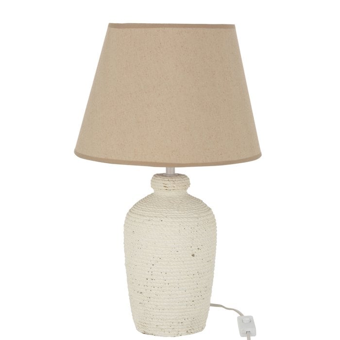 J-Line - Lamp 'Esmee' - Wit/Beige