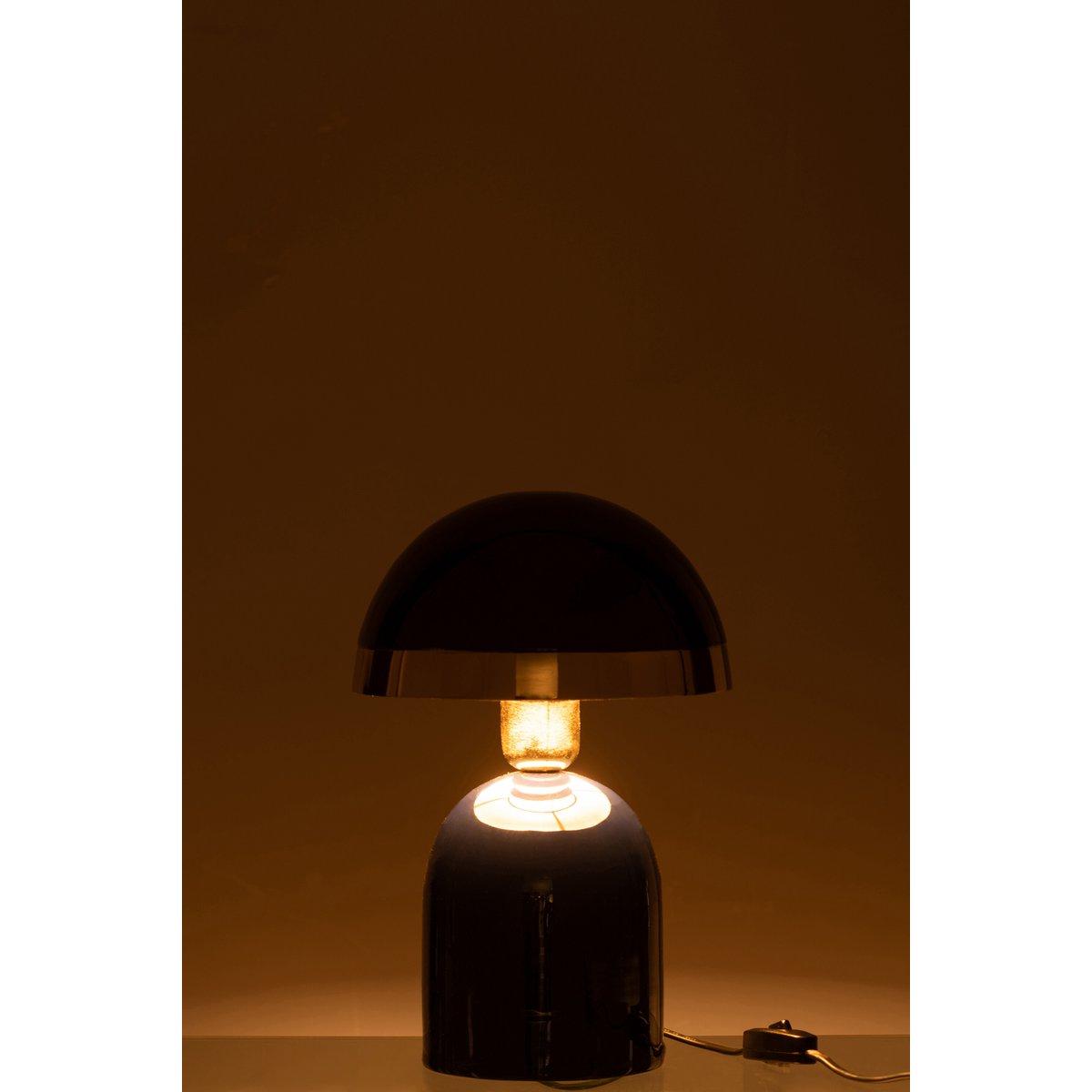 J-Line - Lamp 'Goud Boord' (Donkerblauw)