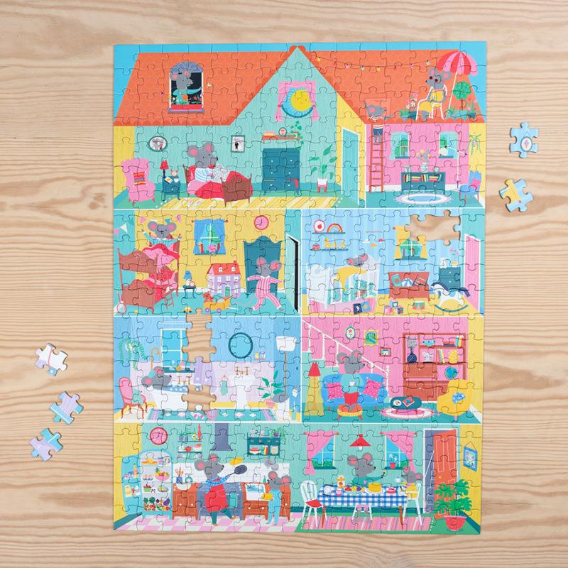 Rex London - Puzzel 'Mouse in a house' (300 stukjes)